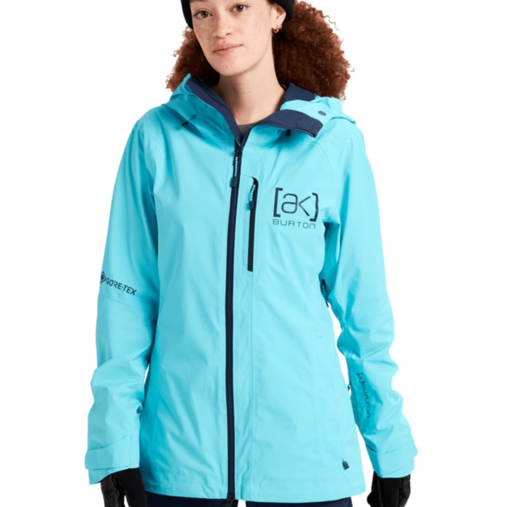 Burton AK brand new AK GoreTex UPSHFT jacket with tag, women XS BLUE CURACAO